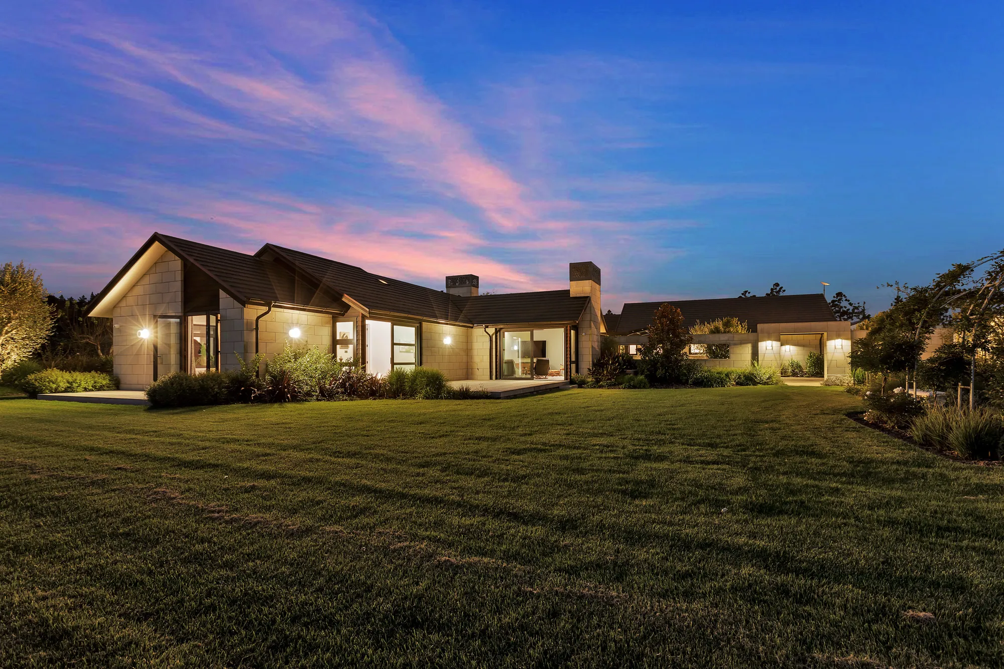 Two-storey architectural home in Northland