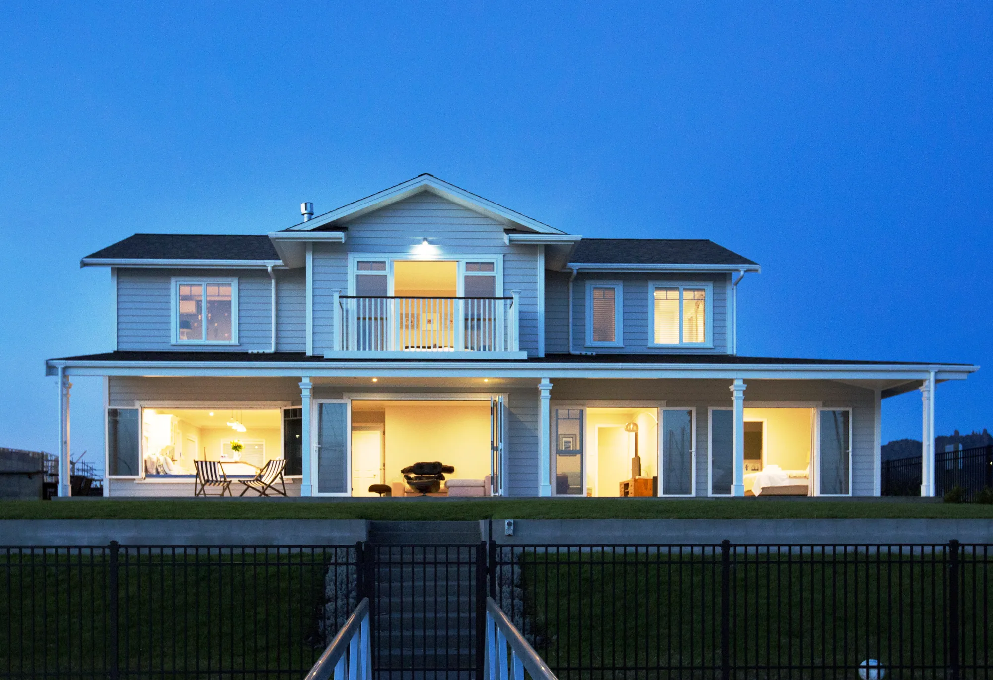 Weatherboard home with wrap-around veranda, Marsden Cove